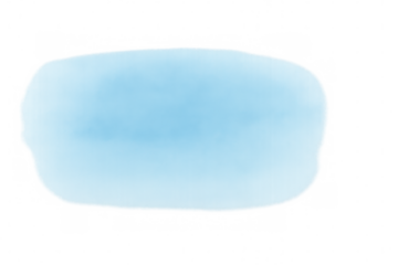 Light blue cloud drifting against transparent backdrop, symbolizing meteorological themes and atmospheric design elements