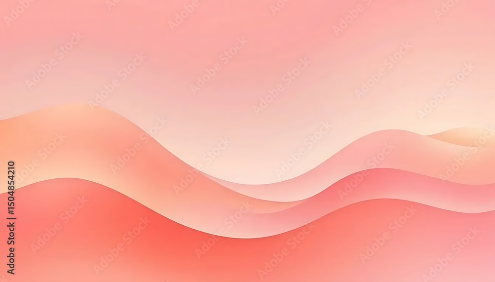 Aufkleber abstract gradient background showcases a blend of blue and green hues creating a calming scene.