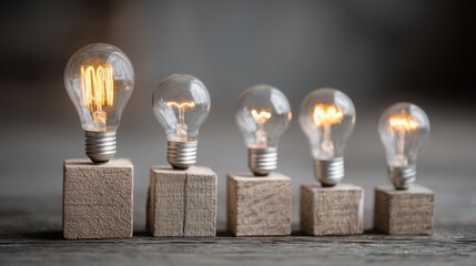 Insightful innovation maturity model icon concept with step model and crown to represent organizational development stages