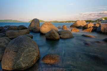 rocks in the sea of Genkai, Itoshima, Fukuoka, Japan