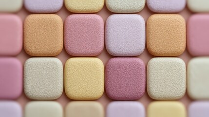 Soft Pastel Squares  Abstract Background Texture