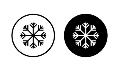 Snow icon vector illustration. snowflake sign and symbol