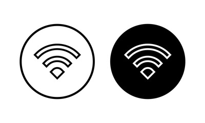 Wifi icon vector illustration. signal sign and symbol. Wireless  icon
