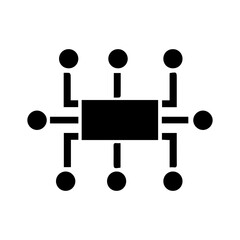 circuit glyph icon