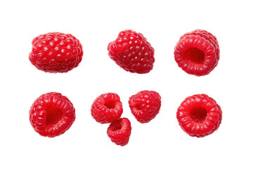 Whole golden raspberry isolated on transparent background adds premium touch to honey-infused sorbet branding and wellness blog headers