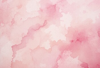 Fototapeta premium Abstract watercolor design on pink grunge paper texture