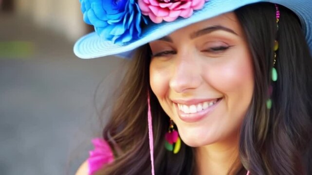 Smiling woman