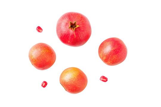 Minimal white-pomegranate motif on transparent background offers subtle elegance to spa-water packaging