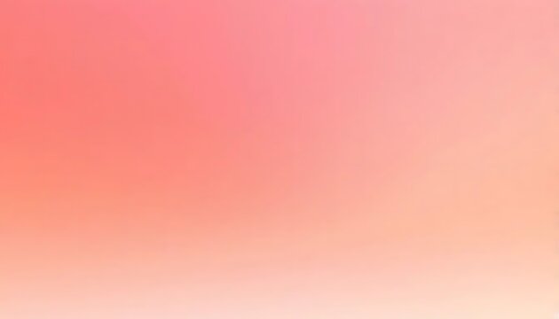 Abstract gradient background features soft transitions from coral to light peach, creating warmth.