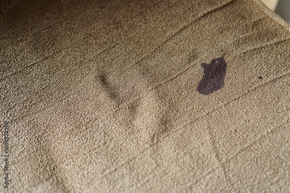 Poster a detailed closeup captures the texture of fabric, revealing the intricate patterns and weaves that 