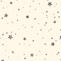 Cute star pattern illustration background