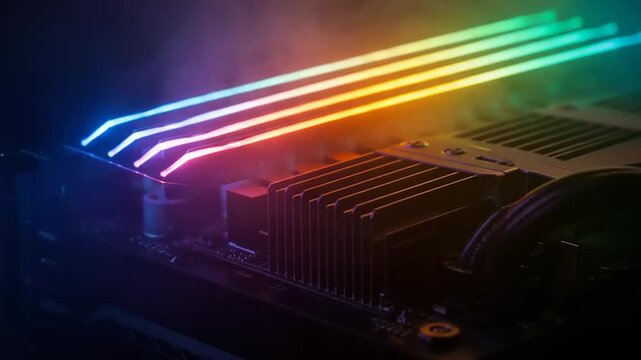 Colorful computer ram module