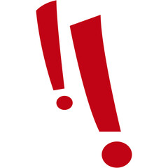 Shocked Mark. Comic surprised marks exclamation shocked expression signs flat design collection.