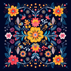 mandala floral pattern