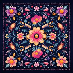 mandala floral pattern