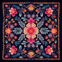 mandala floral pattern
