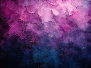 Abstract Purple and Blue Textured Background Wall