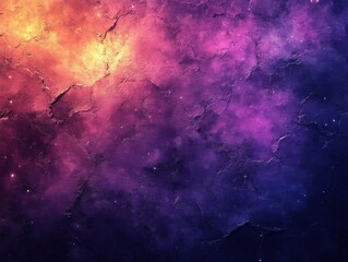 Cosmic Nebula Purple Orange Galaxy Space Background Texture