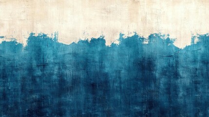 Abstract Blue and Beige Wall Texture Background Design