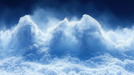 Majestic Cloudscape Heavenly Blue Dreamy Sky Nature