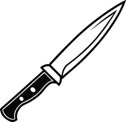 knife isolated on white background