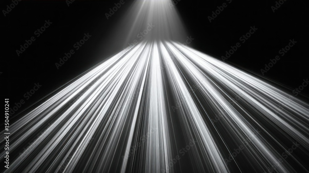 Poster abstract light rays speed lines fast motion blur background