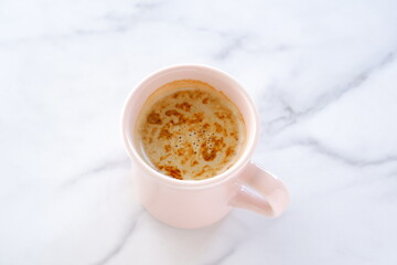 Caffè Latte,“coffee with milk” in Italy
