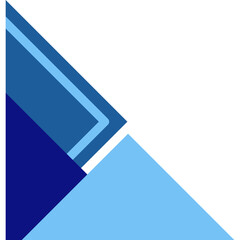 Geometric Memphis Corner