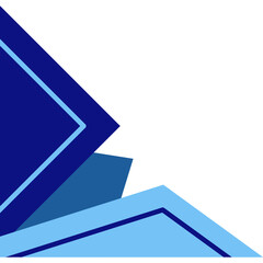 Geometric Memphis Corner