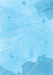 Vintage letter paper illustration drawing background