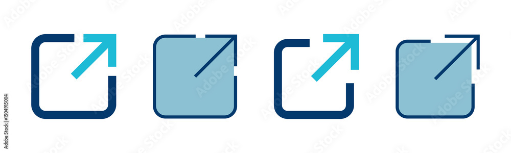 Poster link icon vector isolated on white background. link vector icon. external link symbol vector icon. h