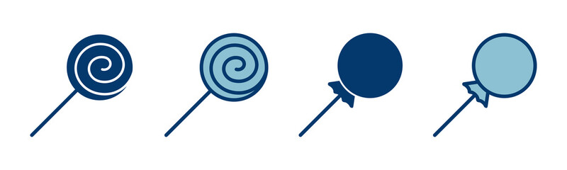 Candy icon vector isolated on white background. Candy vector icon