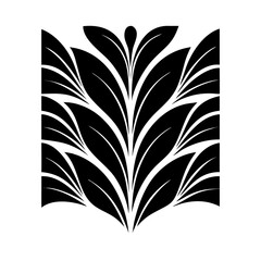 Modern floral art deco seamless pattern. Vector damask illustration with leaves. Decorative botanical background.Vector gold leaf pattern. Floral luxury wallpaper, art deco botanical illustration.	