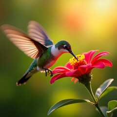 Fototapeta premium hummingbird in flight