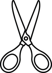 scissors on white background