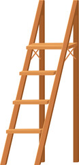 Wooden Ladder Illustration