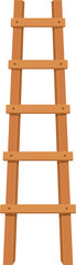 Fototapeta premium Wooden Ladder Illustration
