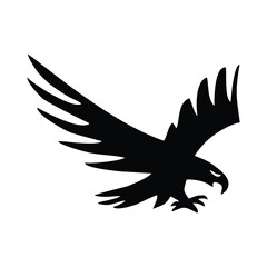 A powerful and majestic eagle logo featuring sharp details and bold lines, symbolizing strength, freedom, and leadership. Perfect for sports teams, security companies, government agencies, outdoor bra