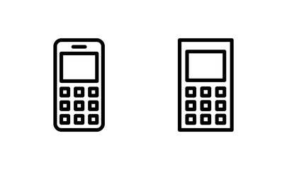 Phone icon logo design. Call sign and symbol. telephone symbol