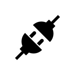 plug and socket icon, modern vector isolated on white background.