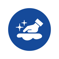 Remove Dirt Icon Blue