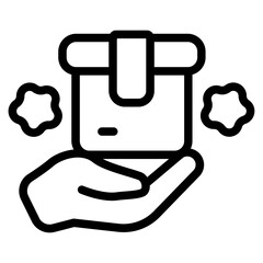 Cargo quality Line Icon