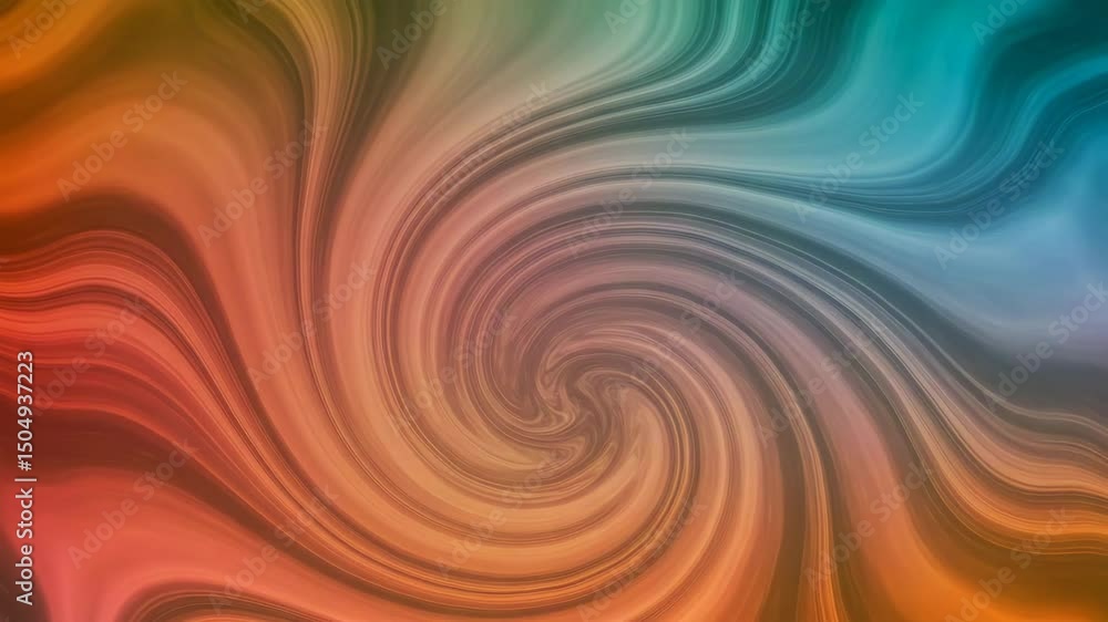 Poster abstract swirling colors in dynamic motion with a high-tech aesthetic