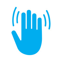 Fototapeta premium goodbye colored icon