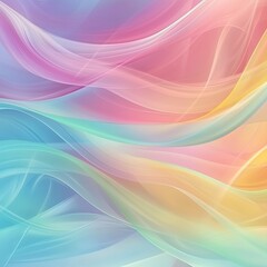 An abstract design with colorful waves creating a dynamic and lively background.
