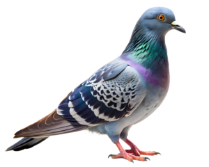 Pigeon Bird Isolated on Transparent Background