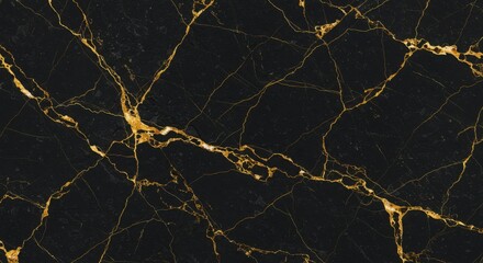 Smooth dark marble texture with elegant gold veins clean and seamless