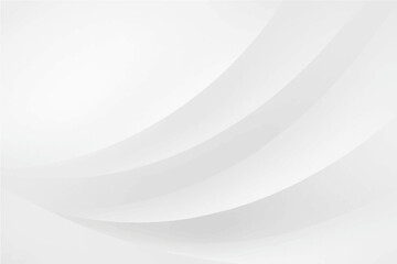 Abstract white background wavy lines and smooth texture, a light and fluid design perfect for wallpaper or fabric illustration.