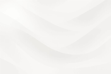 Abstract white background wavy lines and smooth texture, a light and fluid design perfect for wallpaper or fabric illustration.