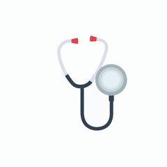 Simple Stethoscope Icon Illustration